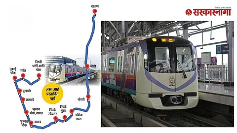Bhakti-Shakti to Chakan Metro route plan