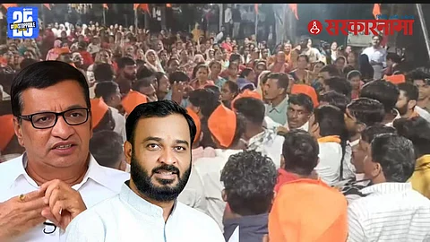 Political Clash at Kirtan: Maharaj Assaulted, Vehicle Vandalized