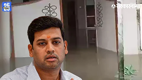 Dombivli Rain,Shrikant Shinde bungalow