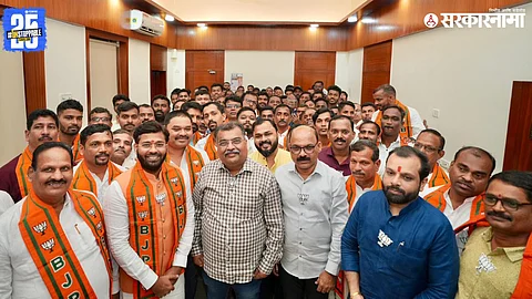 Vishal Parab rejoins BJP And Ravindra Chavan