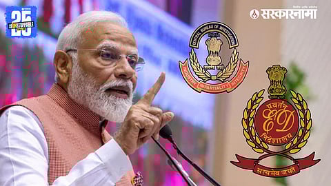 "List of 12 ministers jailed since BJP came to power, raising questions about corruption and political accountability."