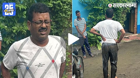 Enforcement Directorate officials escort TMC MLA Jiban Krishna Saha after arrest in connection with the West Bengal SSC assistant teacher recruitment scam.