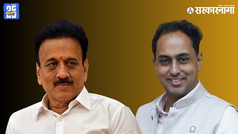 IAS Ayush Prasad and Girish Mahajan