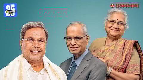 Karnataka Chief Minister Siddaramaiah addresses the media after criticizing Sudha Murty’s decision to opt out of the state caste survey.