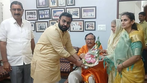 Bhagirath Bhalke Meet Vijaysinh Mohite Patil
