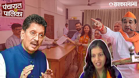 Deepak Kesarkar, Shraddha Sawant Bhosale And Nitesh Rane