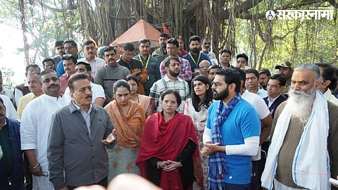 Girish Mahajan inspection Tapovan