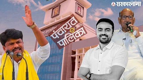 MVA Politics; BJP MLA Gopichand Padalkar, Shivsena MLA Suhas Babar And Sharad Pawar