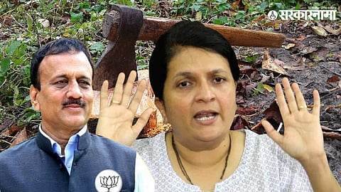 Anjali Damania On Tapovan tree cutting
