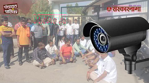 EVM strong room CCTV off