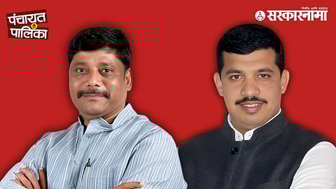 Shinde Sena leaders Nana Bhangire and Ravindra Dhangekar during Pune municipal election discussions amid growing differences over a possible BJP alliance.