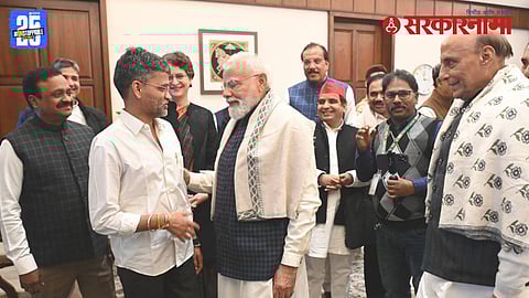 Nilesh Lanke Meet Narendra Modi