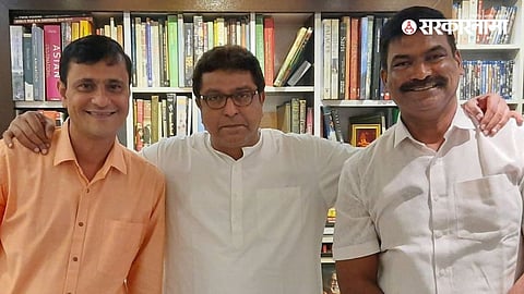 Sandeep Deshpande, Raj Thackeray, Santosh Dhuri