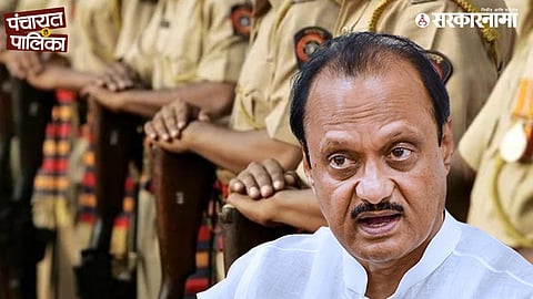 Ajit Pawar candidate Car attack