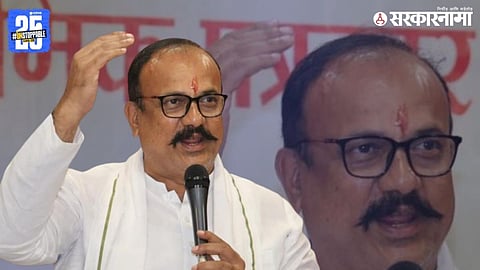 Congress state president Harshvardhan Sapkal