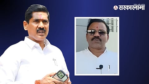 NCP (Sharad Pawar faction) leaders amid political turmoil in Beed following the resignation of district general secretary over alleged broker culture and leadership issues.