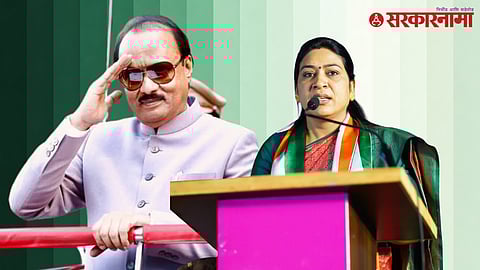 MLA Saroj Ahire Emotional at Ajit Pawar Condolence Meeting