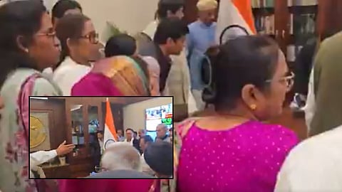 Om Birla office clash