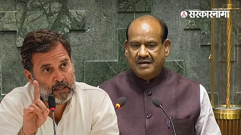 Rahul Gandhi, Om Birla