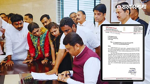 NCP leaders Rupali Patil Thombare and Amol Mitkari meeting Chief Minister Devendra Fadnavis regarding demands for a high-level inquiry into Ajit Pawar’s plane crash.