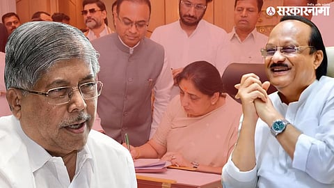 chandrakant patil, DCM sunetra pawar and late Ajit Pawar, deputy CM Maharashtra