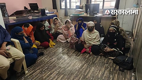 Budhwar Peth as 700 officers conduct a late-night crackdown operation in Pune.