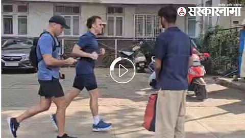 France President Emanual Macron Jogging at Mumbai Roads