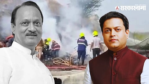 Congress MLA Amit Deshmukh speaking in the Maharashtra Assembly, questioning the government over security lapses after former Deputy Chief Minister Ajit Pawar’s fatal aircraft crash.