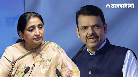 Dy CM Sunetra Pawar, CM Devendra Fadnavis