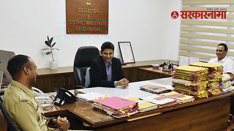 Newly appointed Gandhinagar Collector Ravindra Dnyaneshwar Khatale (IAS)