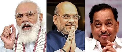 Narendra Modi, Amit Shah called to Narayan Rane