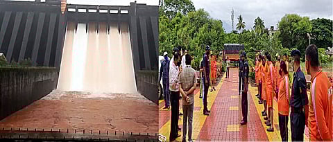 The risk increased; 67 thousand 873 cusecs of water from five dams in Satara into river basin; Rivers crossed danger levels