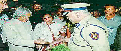 The first IPS officer of Pusegaon whose career was celebrated in the state ....