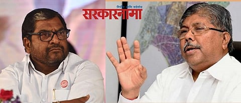 Raju shetti - Chandrakant Patil