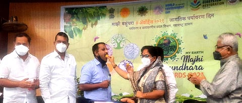 Karad Palika is second in the state in my Vasundhara award