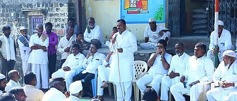 Ahmedpur Chakur Congress NCP Candidate Babasaheb Patil Visits Villages