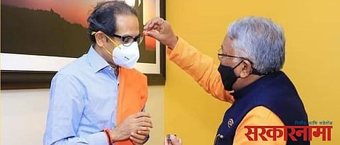 Shivsena Leader Chandrakant Khaire Birthday wish to Cm Thackeray News