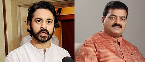 bjp leader nilesh rane slams shivsena leader bhaskar jadhav