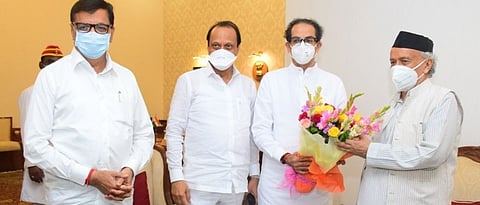 Uddhav Thackeray & Ajit Pawar met the Governor Koshiyari