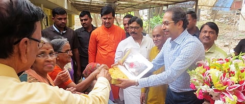 Uddhav Thackeray Visited Ramadham Old Age Home in Khopoli