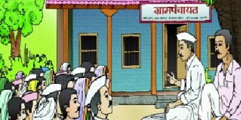gram-panchayat cartoon