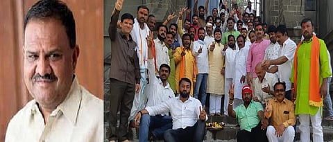 satish chavans Victory celebrate in tuljapur news