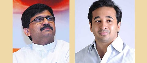 sanjay raut , nitesh rane
