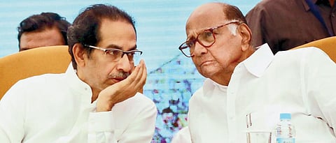 Uddhav Thackeray, Sharad Pawar .