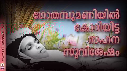 ഗോതമ്പുമണിയില് കോറിയിട്ട സഹന സുവിശേഷം