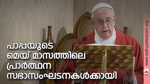 പാപ്പയുടെ മെയ് മാസത്തിലെ പ്രാര്ത്ഥന സഭാസംഘടനകള്ക്കായി