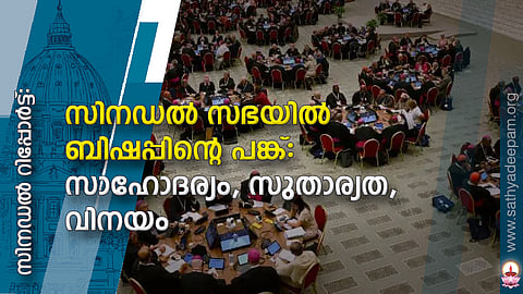 സിനഡൽ സഭയിൽ ബിഷപ്പിന്റെ പങ്ക്: സാഹോദര്യം, സുതാര്യത, വിനയം