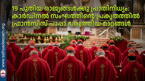 19 പുതിയ രാജ്യങ്ങള്ക്കു പ്രാതിനിധ്യം: കാര്ഡിനല് സംഘത്തിന്റെ പ്രകൃതത്തില് ഫ്രാന്സിസ് പാപ്പാ വരുത്തിയ മാറ്റങ്ങള്