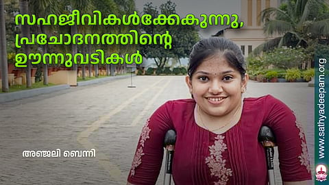 സഹജീവികള്ക്കേകുന്നു, പ്രചോദനത്തിന്റെ ഊന്നുവടികള്