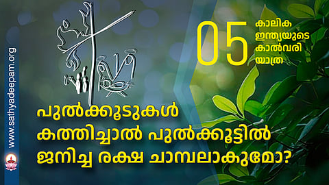 പുൽക്കൂടുകൾ കത്തിച്ചാൽ പുൽക്കൂട്ടിൽ ജനിച്ച രക്ഷ ചാമ്പലാകുമോ?
